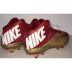 Nike Red and Gold Athletic Shoes
